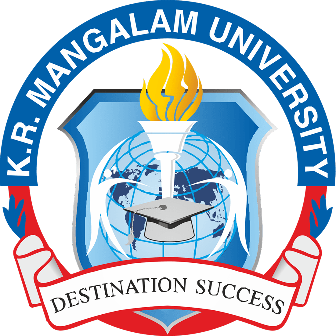 K.R. Mangalam University logo